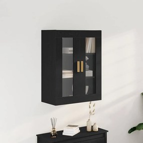 vidaXL Ντουλάπα Τοίχου Επιτοίχιο Μαύρη δρυς 69.5 x 34 x 90 εκ.
