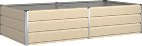 vidaXL Γλάστρα Ελεφαντόδοντο 195 x 100 x 45 εκ Επικαλυμμένος Χάλυβας