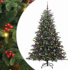 vidaXL Τεχνητό Χριστουγεννιάτικο Δέντρο με 300 LED Πράσινο 180 cm