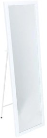Καθρέπτης δαπέδου PWD-0112 polyresin-γυαλί λευκό 39x35.5x125εκ 39x35.5x125 εκ.