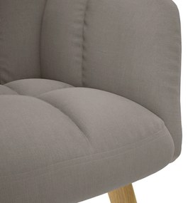 vidaXL Πολυθρόνα Relax Taupe Υφασμάτινη