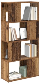 vidaXL Μονάδα Αποθήκευσης Παλαιό ξύλο MDF 60 x 24 x 124 εκ.
