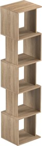 Βιβλιοθήκη Cubik pakoworld sonoma 35x30x161εκ