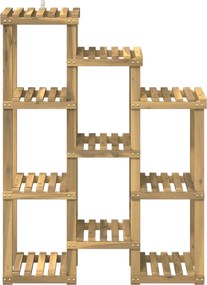 vidaXL Βάση φυτών Λευκός Χρωματισμός 85 x 30 x 114,5 εκ.