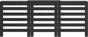 vidaXL Καπάκι Καλοριφέρ Μαύρη Δρυς 205 x 21,5 x 83,5 cm