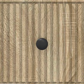 vidaXL Ντουλάπι με Συρτάρια Sonoma Δρυς 33 x 34,5 x 90 εκ
