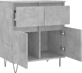 vidaXL Ντουλάπι Γκρι Σκυροδέματος 60x35x70 εκ. Επεξεργασμένο Ξύλο