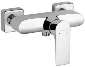Μπαταρία Ντους Algeo Square BAQ7 Chrome Ferro Metal, Ceramic