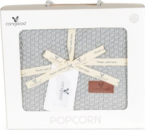 Baby blanket 80x100 cm Popcorn grey