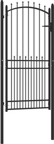 vidaXL Πύλη Φράχτη με Ακίδες EMMEN 100 x 200 cm