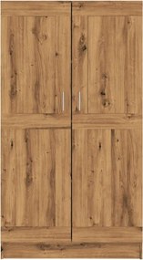 vidaXL Βιβλιοθήκη Artisan Δρυς 82,5x30,5x150 εκ. Επεξεργασμένο Ξύλο