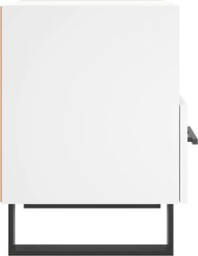 vidaXL Κομοδίνο Λευκό 40 x 35 x 47,5 εκ. από Επεξεργασμένο Ξύλο
