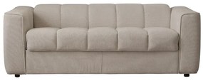 NORRIS Καναπές - Κρεβάτι 3Θέσιος, Ύφασμα Water Repellent Μπεζ  209x99x70 Κρεβάτι:140x190cm Ε9530,1