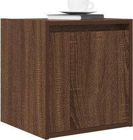 vidaXL Κομοδίνο Επιτοίχιο Καφέ Δρυς 38x34x40 εκ.