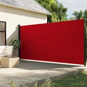 Σκίαστρο Πλαϊνό Συρόμενο Κόκκινο 220 x 300 εκ. - Κόκκινο