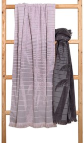 Πετσέτα Θαλάσσης 90x170 Miami 2 Dark Grey