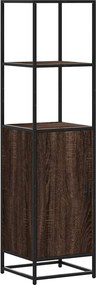 vidaXL Highboard καφέ δρυς Κατασκευασμένο ξύλο και μέταλλο