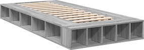 vidaXL Πλαίσιο Κρεβατιού Γκρι Sonoma 90x200 εκ. Επεξεργασμένο Ξύλο