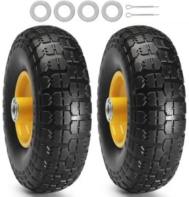 Ελαστικό VEVOR Solid PU Run-Flat Tire Wheel Flat Free Tubeless 25,4 cm 2-Pack 181,4 kg