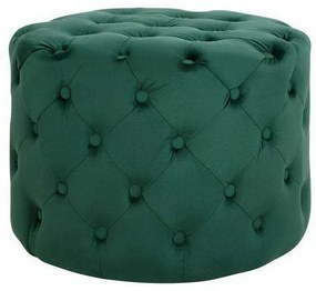 Σκαμπό Kassie Chesterfield HM8406.03 Σκούρο Πράσινο Φ60x43cm Fabric