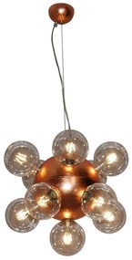 Φωτιστικό Οροφής Κρεμαστό HL-3598 M 77-4362 Marte Copper Homelighting Μέταλλο