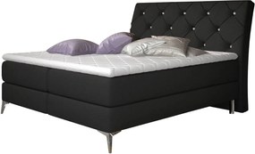 Επενδυμένο κρεβάτι Ethel με στρώμα και ανώστρωμα-140 x 200-Mauro