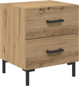 vidaXL Κομοδίνο 2 τμχ. Artisan Oak 40 x 35 x 47,5 εκ