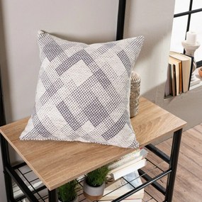 Μαξιλαροθήκη Διακοσμητική Bronx 07 Greige Teoran 43X43 Acrylic,Cotton,Polyester