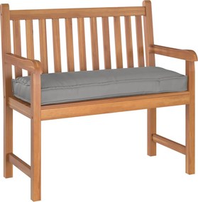 vidaXL Μαξιλάρι Γκρι 100 x 40 x 8 εκ Ύφασμα Όξφορντ