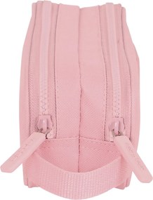 Διπλή Κασετίνα Safta Ροζ 21 x 8 x 6 cm