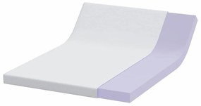 vidaXL Στρώματα Λευκό 140 x 200 cm 100% ύφασμα πολυεστέρα με τζακάρ