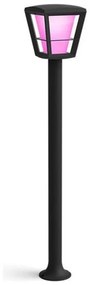 Έξυπνο Επιδαπέδιο Φωτιστικό Led 15W IP44 Μαύρο Φανάρι 1m RGBW Hue Econic 915005732701 Philips Hue-915005732701-Μαύρο 915005732701