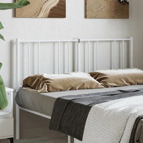 vidaXL Κεφαλάρι Λευκό 150 εκ. Μεταλλικό