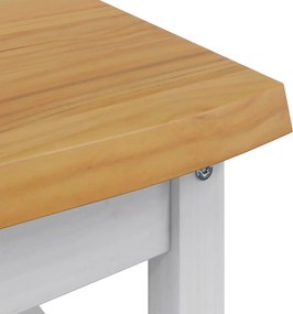 VidaXL Τραπεζάκι σαλονιού EKAI Λευκό 100 x 60 x 45,5 εκ.