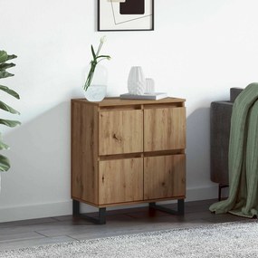 vidaXL Πλαϊνό γραφείο Artisan Oak 60 x 35 x 70 cm