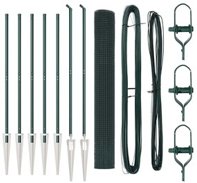 vidaXL Στύλος Περιφράξεων Πράσινο