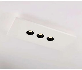 Φωτιστικό Οροφής - Πλαφονιέρα Xico LED-XICO-40X20 3x3W Led 40x20x4,7cm White Intec Plaster