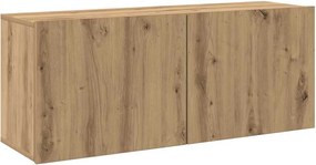 vidaXL Ντουλάπι Τοίχου Τηλεόρασης Τεχνίτης Δρυς 100 x 30 x 41 εκ