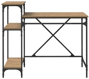 vidaXL Γραφείο Artisan Oak 105 x 50 x 90 cm Επεξεργασμένο ξύλο