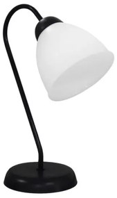 Επιτραπέζιο Φωτιστικό LAB OVO SP-21 OVOPR BL-WH ΠΟΡΤΑΤΙΦ 09-0061 Heronia-09-0061-Μαύρο-Λευκό 09-0061