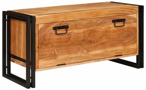 vidaXL Ντουλάπα Παπουτσιών Καφέ 90 x 38 x 45 εκ. Μασίφ ξύλο ακακίας