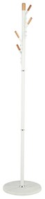 Καλόγερος ArteLibre ORTA Λευκό/Φυσικό Μέταλλο/Μάρμαρο 37x37x173.5cm