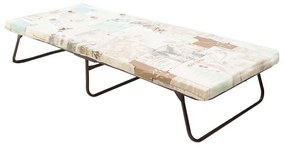 Intrahome Ράντζο-κρεβάτι μονό Xander Intrahome μεταλλικό με λάττες 10εκ στρώμα 182x80εκ | SKU: INTRAPA-354111122