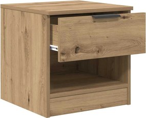 vidaXL Ντουλάπι κρεβατιού 2 pcs Artisan Oak 40 x 39 x 40 εκ.