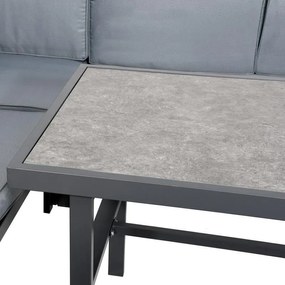 Σετ κήπου γωνιακό Estelle Fylliana Γκρί 213x213x65 εκ. 213x213x65 εκ.