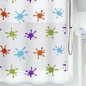 Κουρτίνα Μπάνιου Πλαστική Splash Διαφανής 180x200 - Spirella