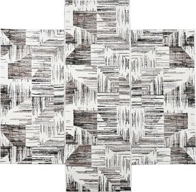 Χαλιά Κρεβατοκάμαρας (Σετ 3τμχ) Polcarpet Petra Stone 764 Brown