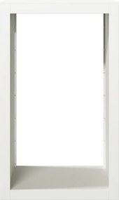 vidaXL Ράφι Καυσόξυλων Λευκό 60x40x100 εκ. Ατσάλινο