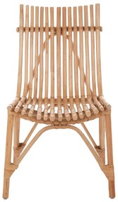 ΚΑΡΕΚΛΑ ΕΞΩΤ.ΧΩΡΟΥ CELLION HM9812.01 ΡΑΒΔΟΙ RATTAN ΣΕ ΦΥΣΙΚΟ ΧΡΩΜΑ 76x72x83Υεκ.