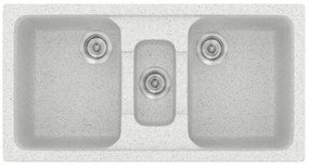 Sanitec Classic 325 Granite White Ένθετος Νεροχύτης